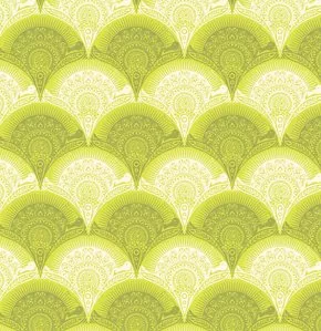 Prince Charming Snail Scallop Olive Voile OOP VTP01.OLIVE