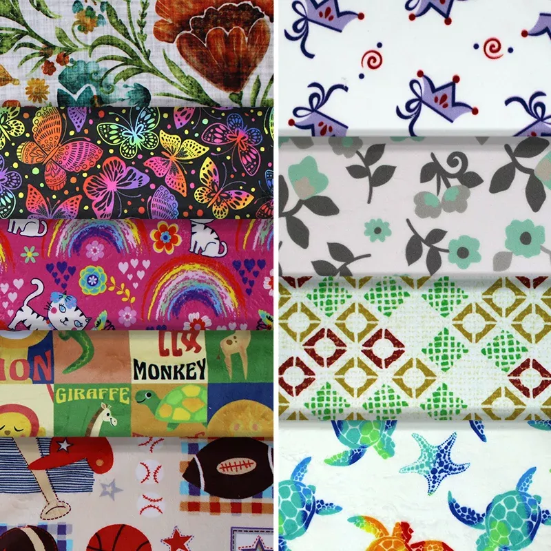 Printed Minky - 58-60" - 100% Polyester Fleece