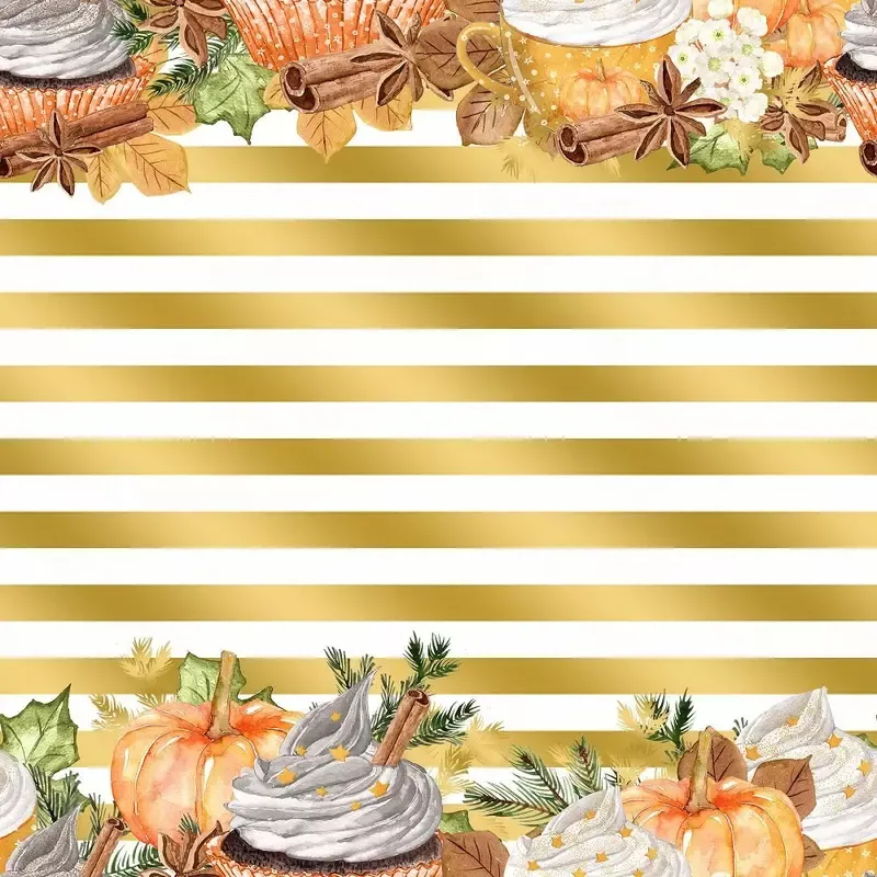 pumpkin-spice-latte-gold-striped-fabric Pumpkin Spice Latte Gold Striped Fabric
