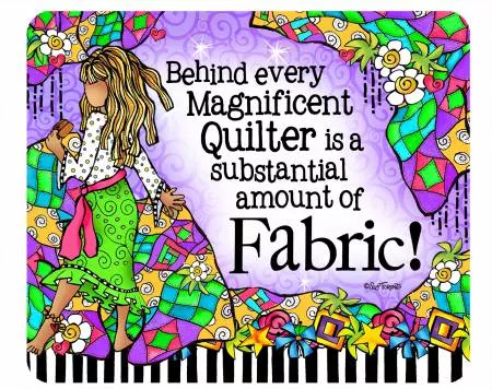 Quilt Fabric Mouse Pad