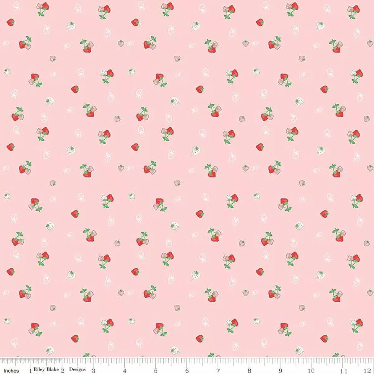 Quilt Fair Strawberries Pink