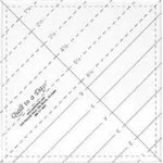 Quilt in A Day 6.5" Triangle Square Up Ruler