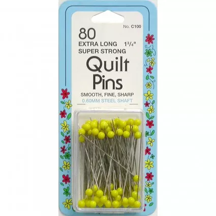 Quilt Pins Yellow