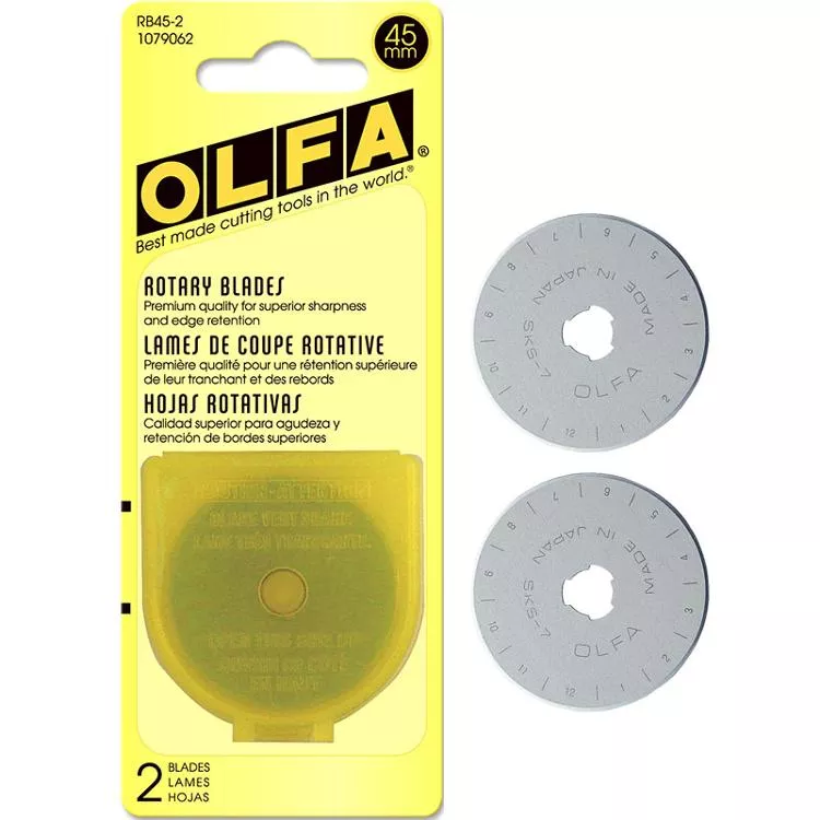 RB45-2 45MM Rotary Blade 2ct 1079062 Olfa#1