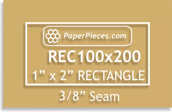 rectangle-1-x-2-acrylic-template-with-3-8-seam Rectangle 1" x 2" Acrylic Template with 3/8" Seam