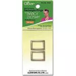 Rectangle Rings - Satin Bronze 3/4"