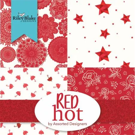 Red Hot Fat Quarter Bundles, 42pcs/bundle