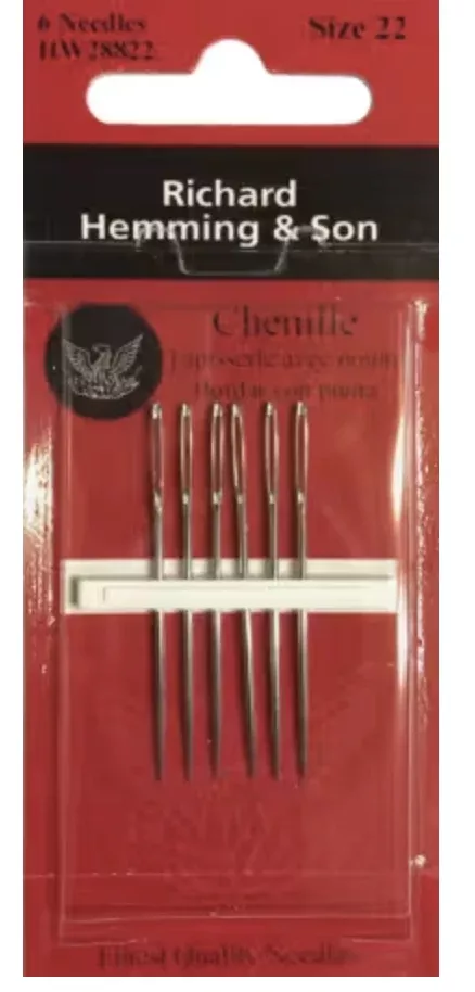 richard-hemming-son-chenille-needles-size-22 Richard Hemming & Son Chenille Needles Size 22