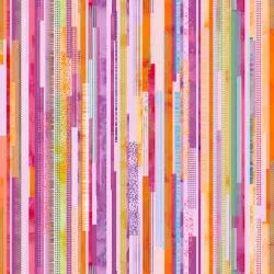 RJ1503-PI3D Geometry - One Eighty - Pink Digiprint Fabric