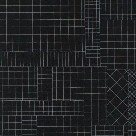 Robert Kaufman Graphic Blue Lines on Black