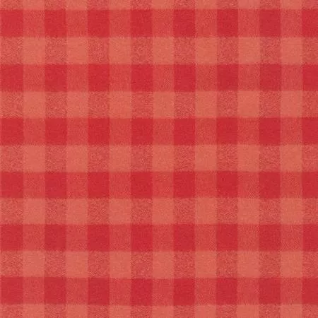 Robert Kaufman Pimento Plaid Mammoth flannel