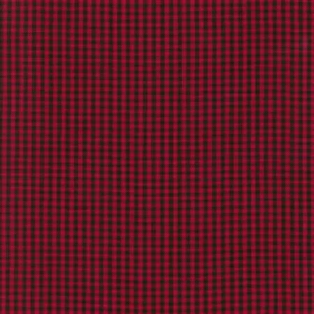 Robert Kaufman Scarlet Gingham Yarn Dyed fabric