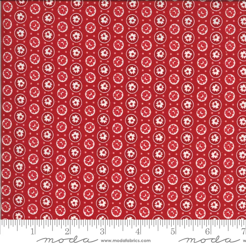 Roselyn Circle Dot Scarlet 14913 13