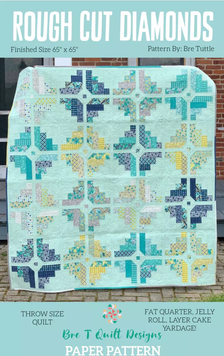 Rough Cut Diamonds Quilt Pattern