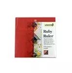 Ruby Ruler (TM) 5in square