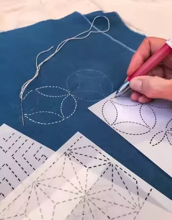 Sashiko Stencils A Traditional Collection