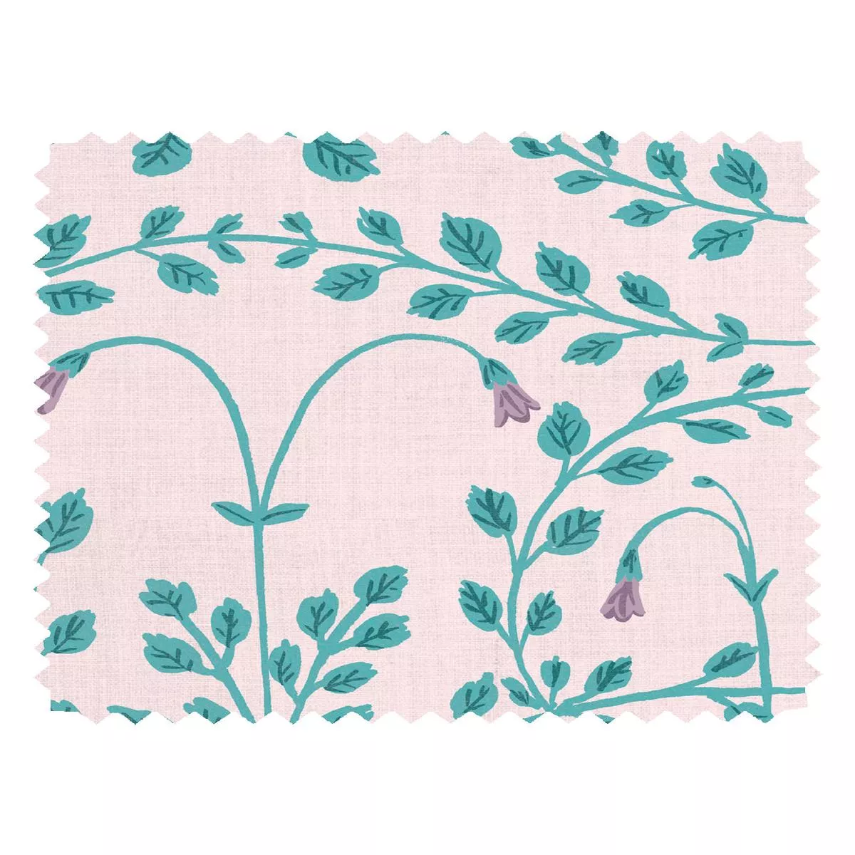 sassa-linen-fabric-by-sarah-jessica-parker-teal-pink ‘Sassa’ Linen Fabric by Sarah Jessica Parker – Teal Pink