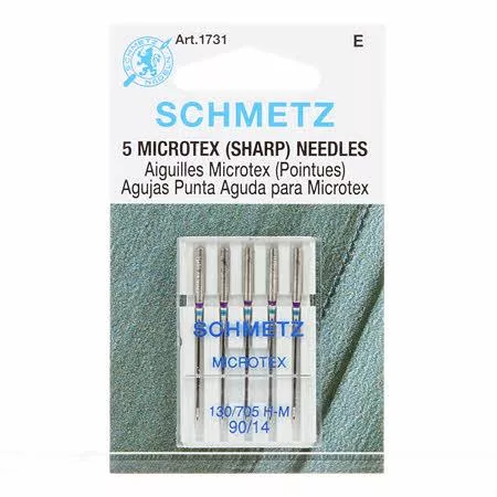 schmetz-microtex-90-14-sewing-machine-needle Schmetz Microtex 90/14 Sewing Machine Needle