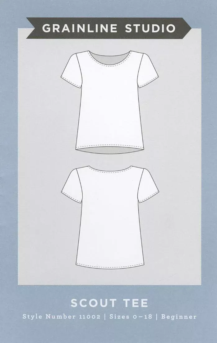 Scout Tee by Grainline Studio (Sizes: 0-18)