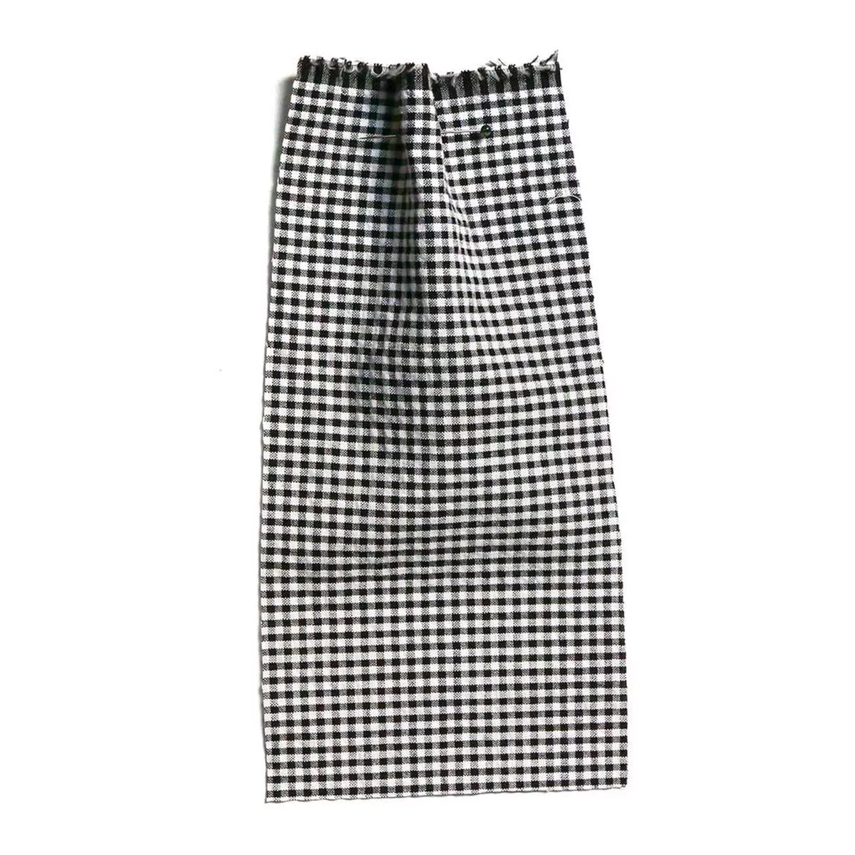 Seersucker Gingham Black