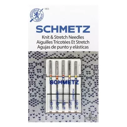 sewing-machine-needles-knit-stretch-needles-assorted-5-count-schmetz Sewing Machine Needles - Knit & Stretch Needles - Assorted - 5 count - Schmetz