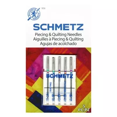sewing-machine-needles-piecing-quilting-needles-assorted-5-count-schmetz Sewing Machine Needles - Piecing & Quilting Needles - Assorted - 5 count - Schmetz