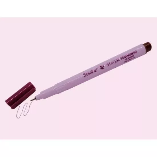 sewline-stayer-permanent-marker-brown Sewline Stayer Permanent Marker - Brown