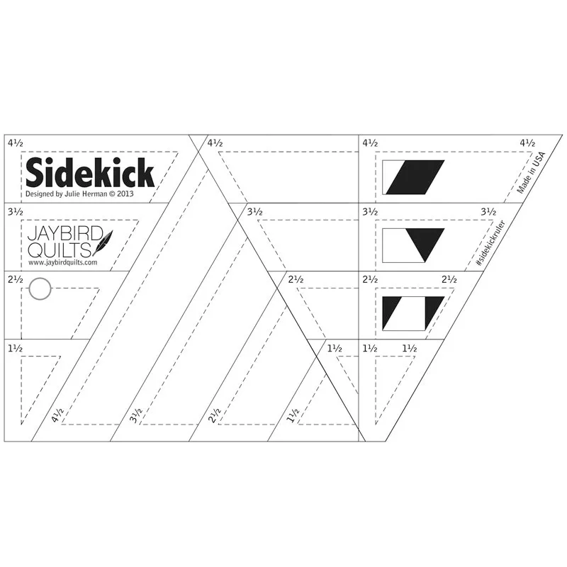sidekick-ruler-jbq202-by-jaybird-quilts Sidekick Ruler JBQ202 by Jaybird Quilts