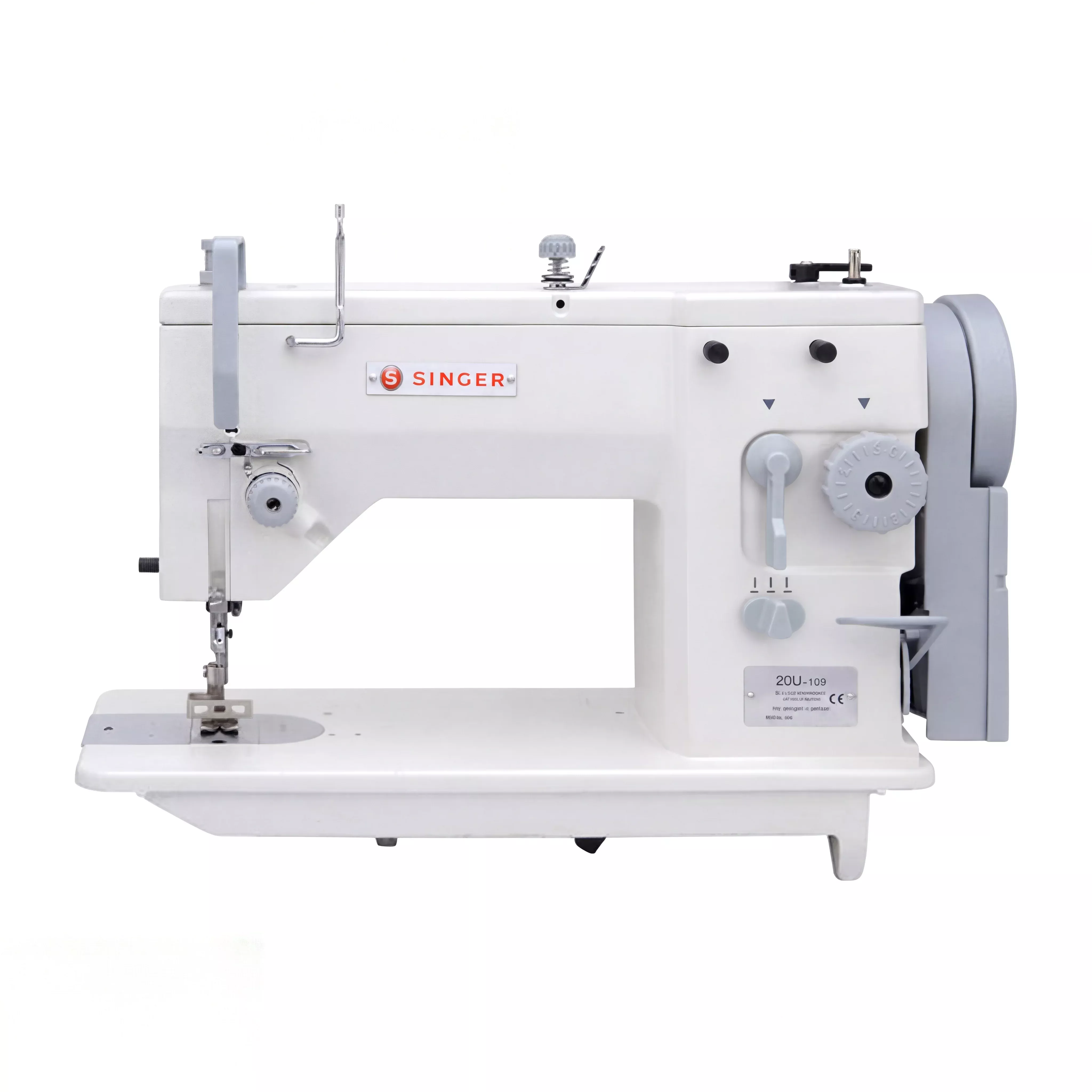 singer-20u-105c-single-needle-lockstitch-straight-zig-zagsewing-machine-assemble SINGER 20U-105C Single Needle Lockstitch Straight and Zig-ZagSewing Machine Assembled with Servo Motor, Table and Stand Included