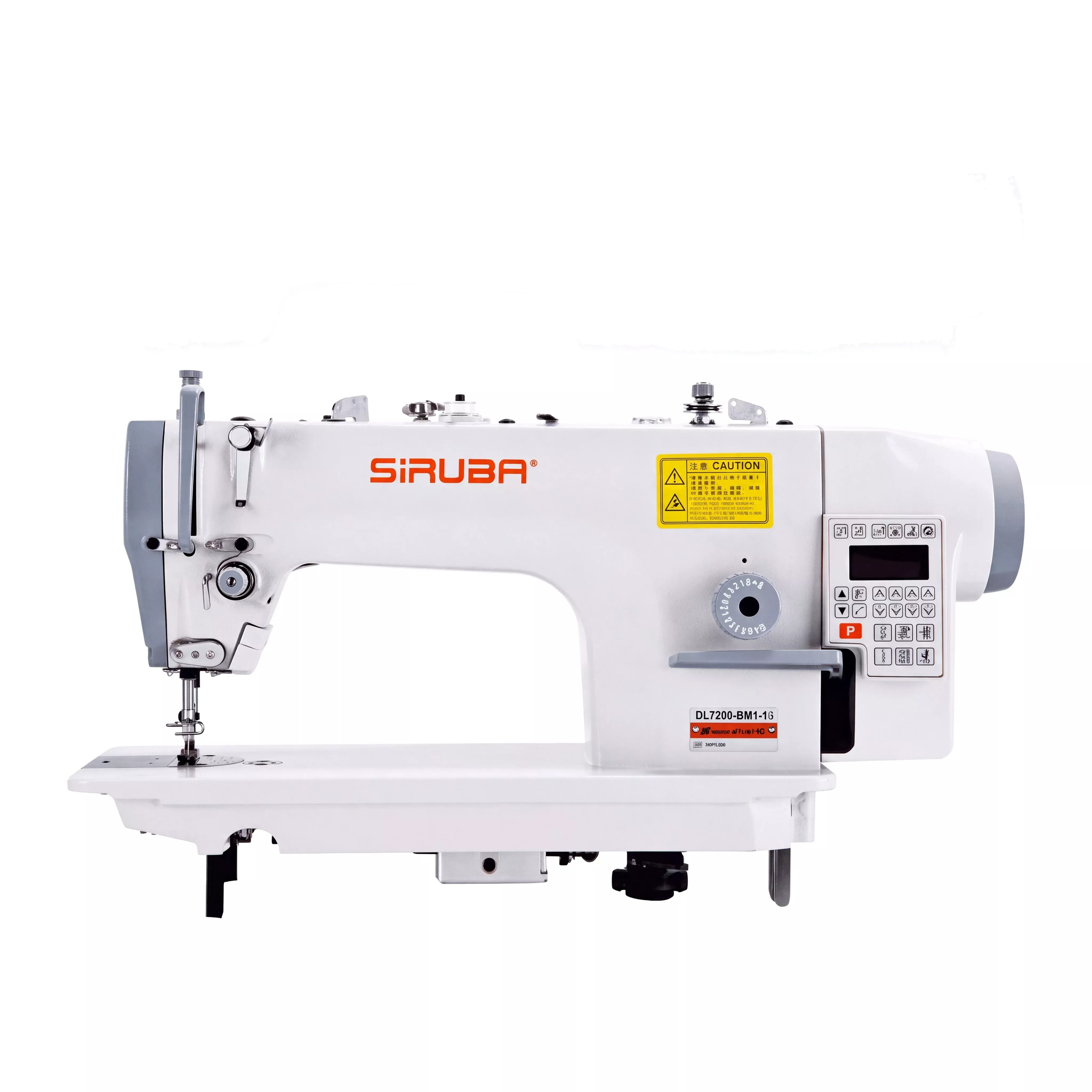 siruba-dl-7200-bm1-16-single-needle-direct-drive-fully-automatic-drop-feed-locks SIRUBA DL-7200-BM1-16 Single Needle Direct Drive Fully Automatic Drop Feed Lockstitch Industrial Sewing Assembled with Table and Stand