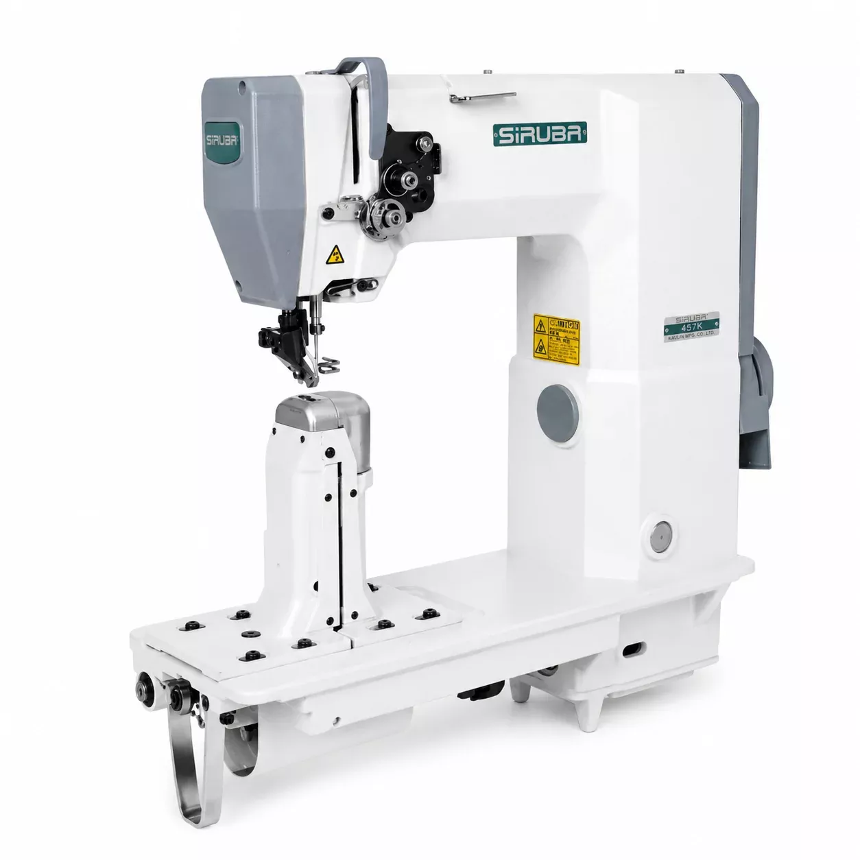 siruba-r718k-02-single-needle-post-bed-triple-feed-top-bottom-needle-feed-lockst SIRUBA R718K-02 Single Needle Post-bed (Triple Feed) Top, Bottom and Needle Feed Lockstitch Industrial Sewing Machine with Servo Motor, Table and Stand Included