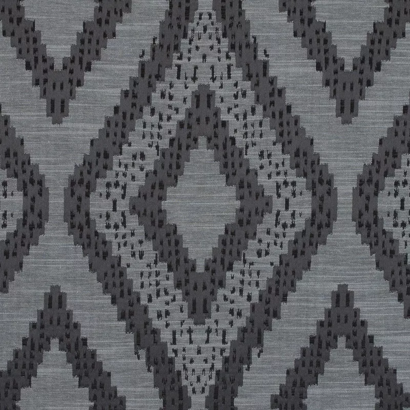 Slate Diamond Woven Cotton and Polyester Blend