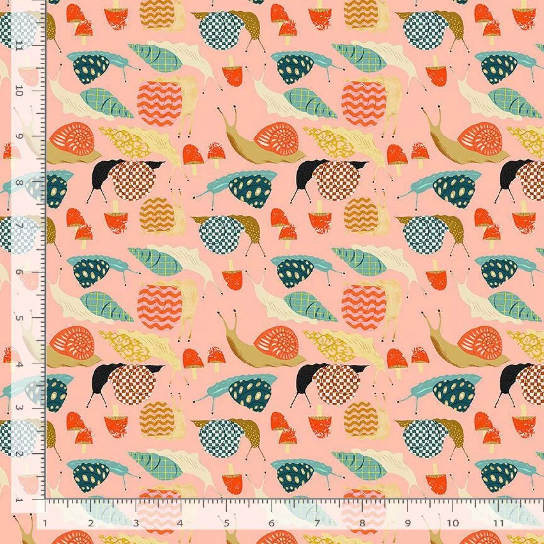 Snails Peach by Faye Guanipa