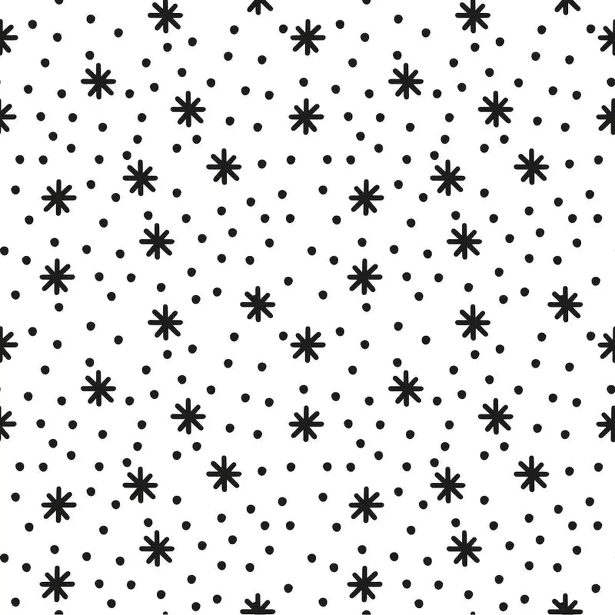 snowfall-pattern-1-fabric-black-white Snowfall Pattern #1 Fabric – Black & White