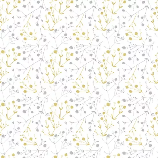 Sparkle and Fade White-Metallic Wild Flowers
