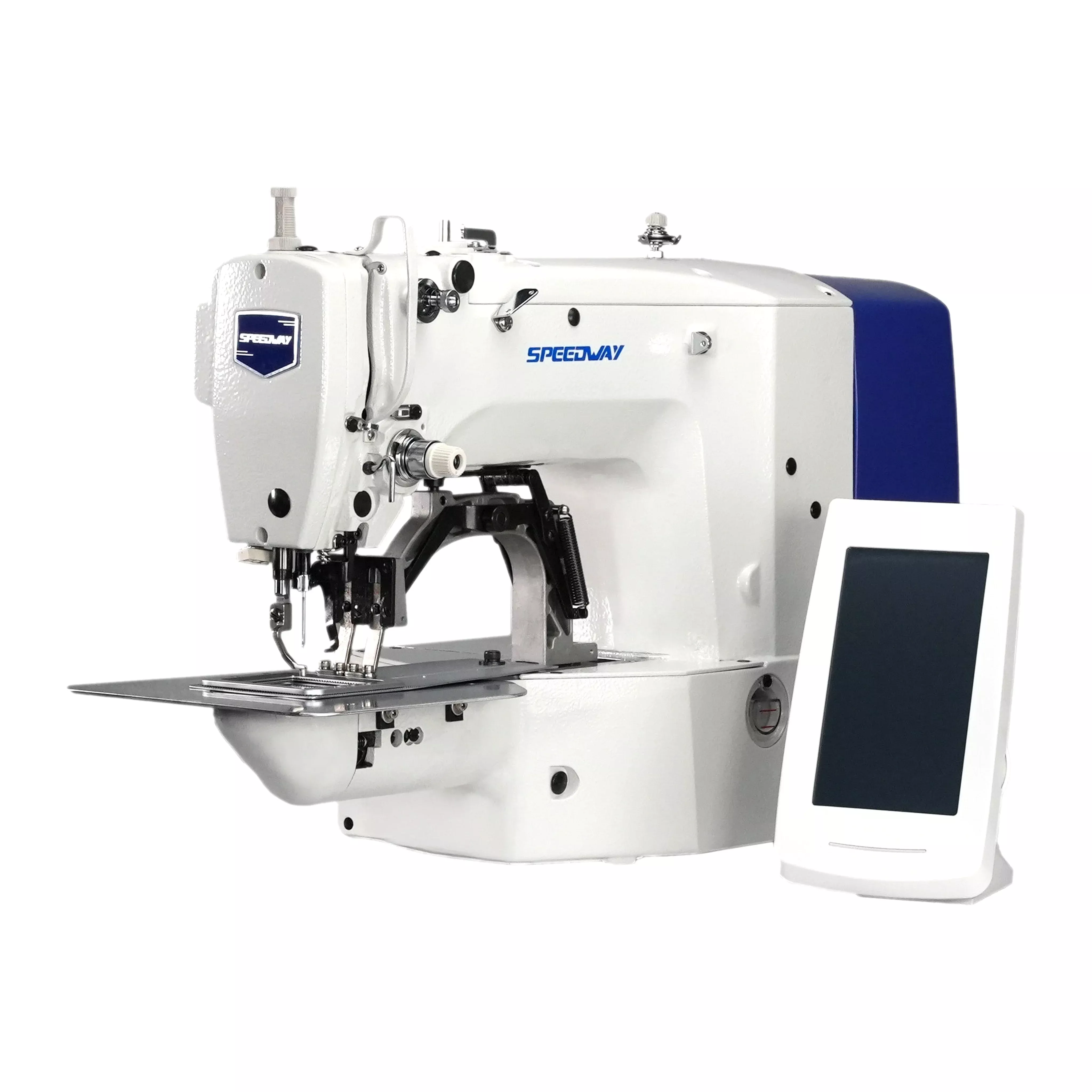 SPEEDWAY SW-1906GH – Direct Drive Electronic Bartack – Complete Setup, Table & Stand Included