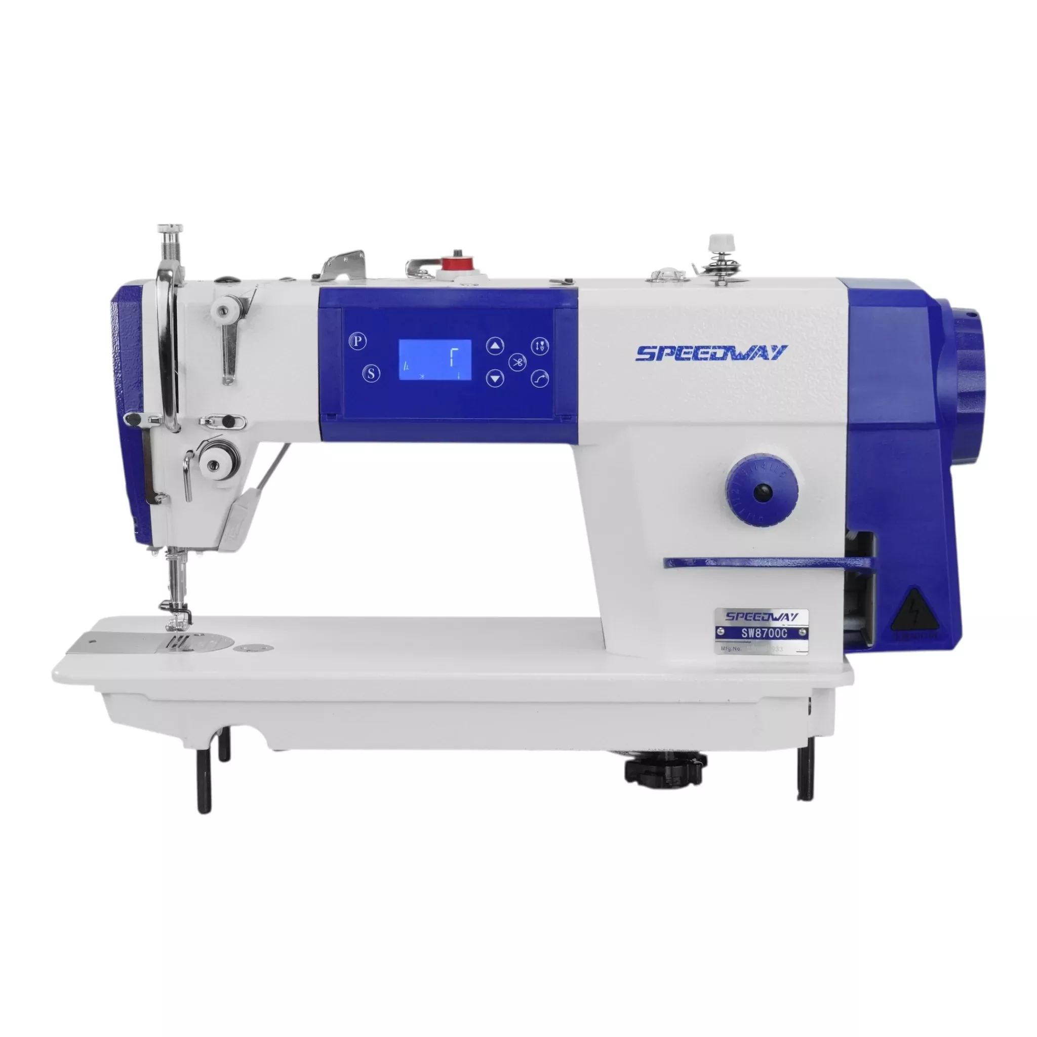 speedway-sw-8700-c-single-needle-lockstitch-with-thread-trimmer-complete-setup-t SPEEDWAY SW 8700 C – Single Needle Lockstitch with Thread Trimmer – Complete Setup, Table & Stand Included