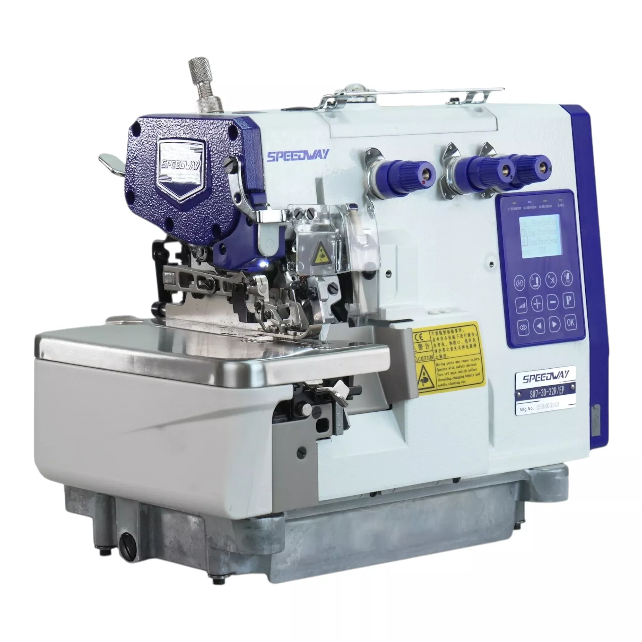 speedway-sw7-3-32r2-223-3-thread-rolled-hem-overlock-machine-complete-setup-tabl SPEEDWAY SW7-3-32R2/223 – 3-Thread Rolled Hem Overlock Machine – Complete Setup, Table & Stand Included