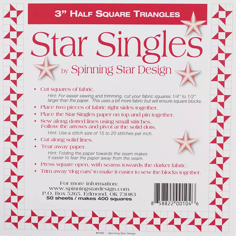SS030 Half Square Triangle Singles 3