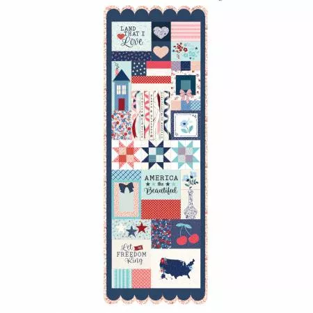 Star-Spangled Beauty Ladder Quilt