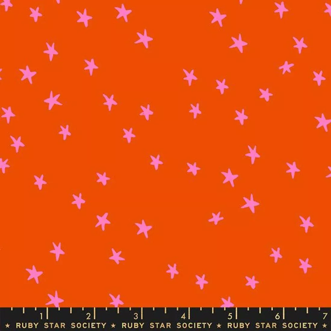 Starry Warm Red by Ruby Star Society