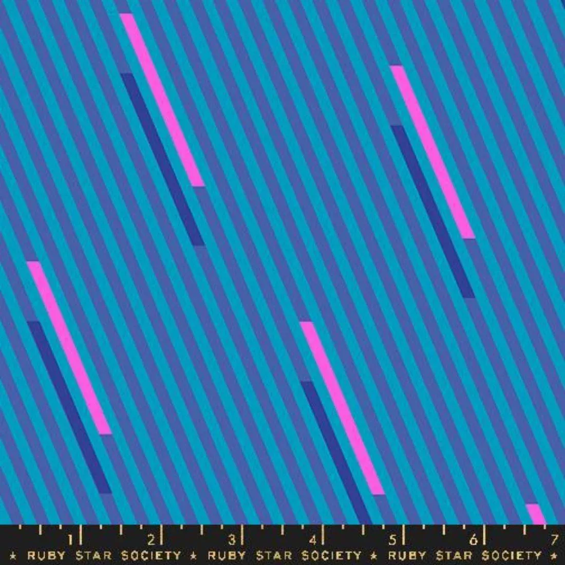 Stripes Cerulean by Ruby Star Society