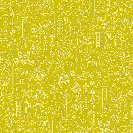 Sun Print 2019 Collection Chartreuse A-9036-G