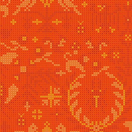 Sun Print 2020 Menagerie Tiger A-9387-O