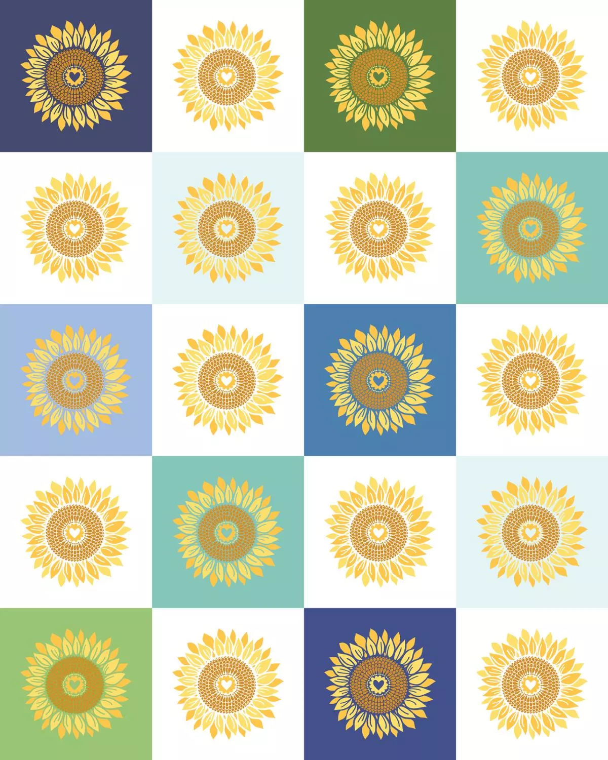 Sunflowers My Heart Multi 27326 11