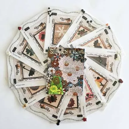 SUZ259 Tiny Dresden Monthly Patterns