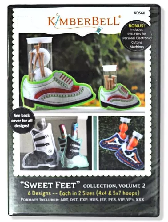 Sweet Feet Collection Volume 2 - Kimberbell Embroidery CD