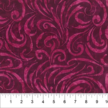 Swirling Ribbon Plum Berry