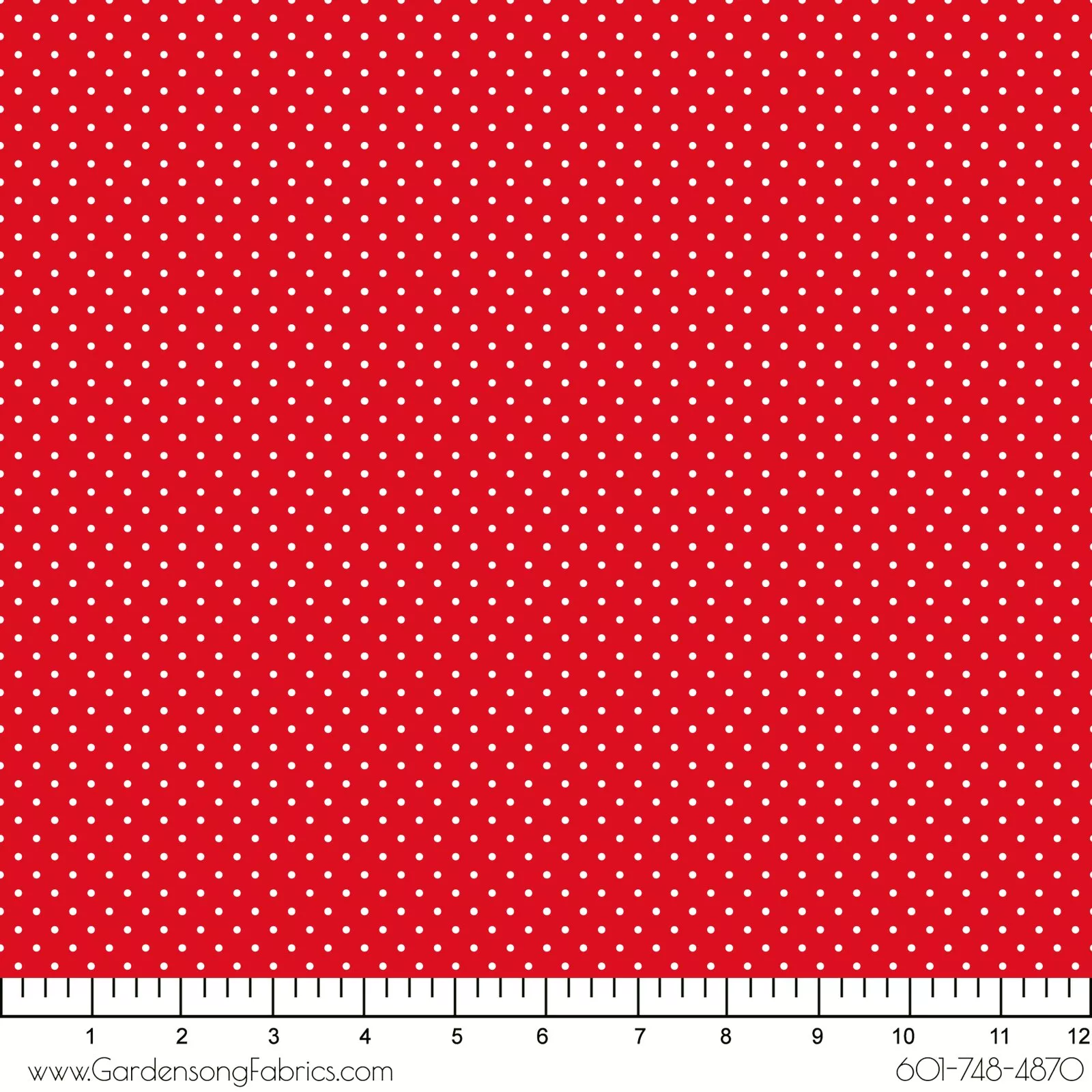 Swiss Dot RedRiley Blake C670-80