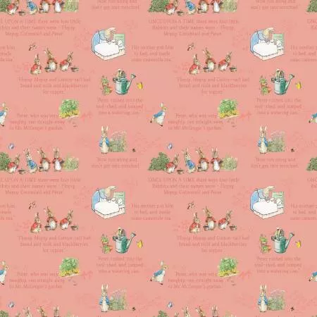 The Tale of Peter Rabbit Text Coral